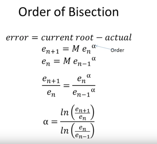 bisection method numerical methods